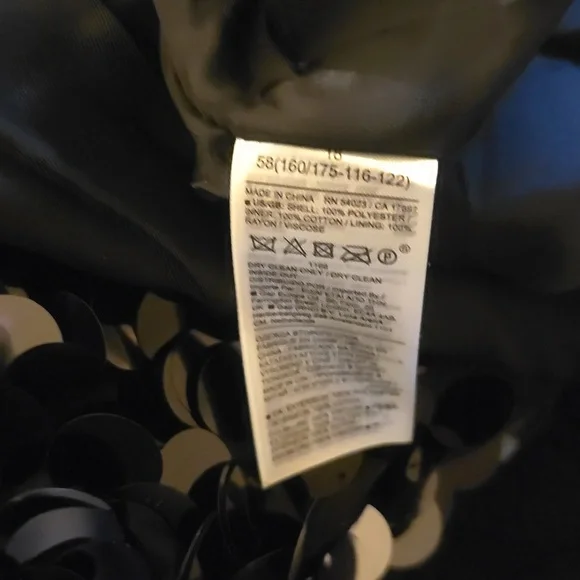 Banana Republic Teia Sequin Maxi Dress. Size 18. BLACK. - Picture 13 of 14